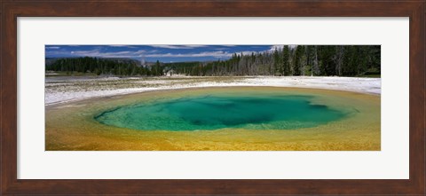 Framed Spring, Beauty Pool, Yellowstone National Park, Wyoming, USA Print