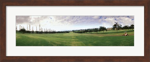 Framed Golf Course Maui HI USA Print