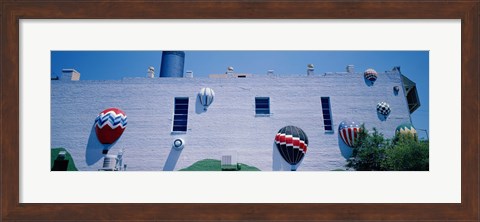 Framed Building With Balloon Decorations, Louisville, Kentucky, USA Print