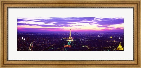 Framed France, Paris, Eiffel Tower Print