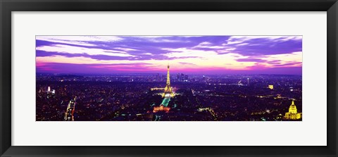 Framed France, Paris, Eiffel Tower Print