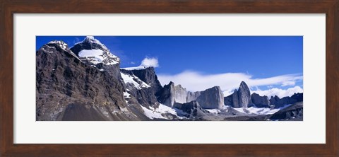 Framed Torres Del Paine National Park, Patagonia, Chile Print