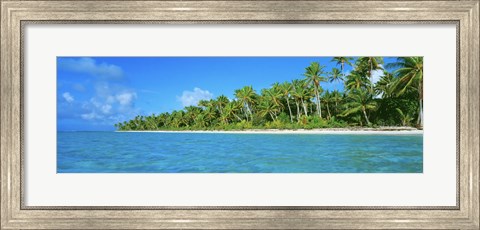 Framed Tetiaroa Atoll French Polynesia Tahiti Print