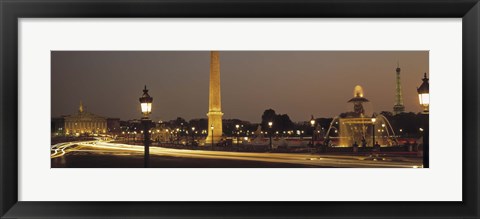 Framed Place de la Concorde Paris France Print
