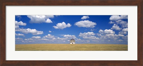 Framed Barn in the farm, Grant County, Minnesota, USA Print