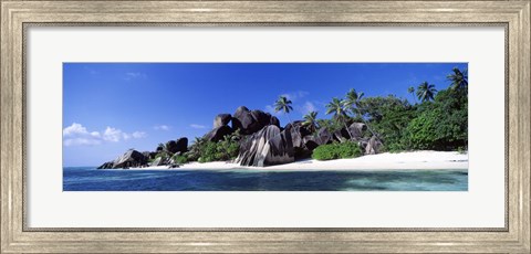 Framed La Digue Island Seychelles Print