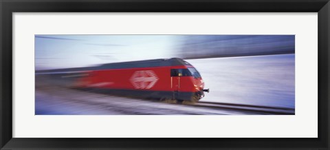 Framed SBB Train Switzerland Print