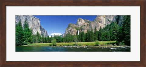 Framed Bridal Veil Falls, Yosemite National Park, California, USA Print