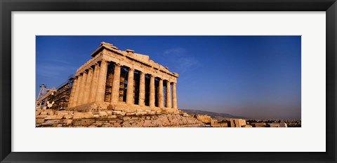 Framed Ruins of a temple, Parthenon, Athens, Greece Print