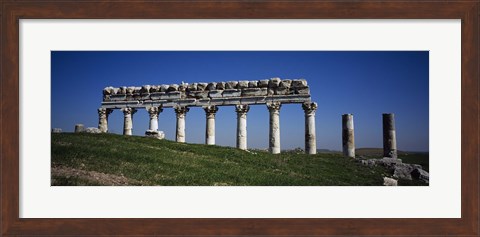 Framed Columns on a landscape, Apamea, Syria Print