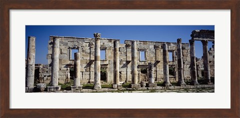 Framed Ruins at Cardo Maximus, Apamea, Syria Print