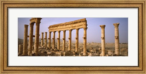 Framed Ruins in Palmyra, Syria Print