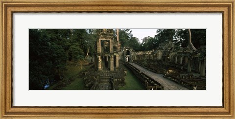 Framed Preah Khan, Angkor, Cambodia Print