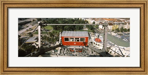 Framed Ferris wheel car, Prater Park, Vienna, Austria Print