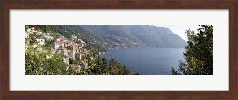 Framed View of Lake Como Print