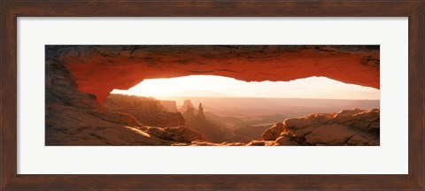 Framed Sunrise through Mesa Arch in Canyonlands National Park, Utah, USA Print