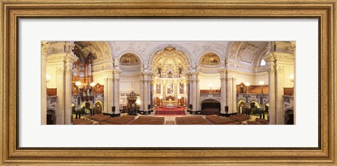 Framed Interiors of a cathedral, Berlin Cathedral, Berlin, Germany Print