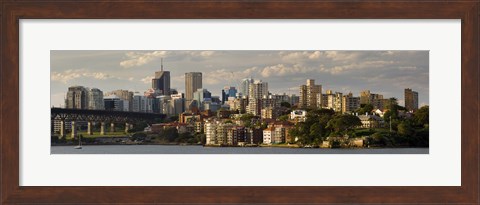 Framed Sydney Harbor, Sydney, New South Wales, Australia Print