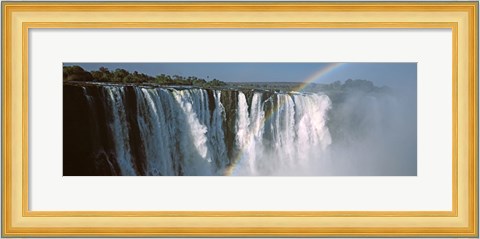 Framed Victoria Falls, Zimbabwe Print