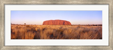 Framed Ayers Rock, Uluru-Kata Tjuta National Park, Australia Print