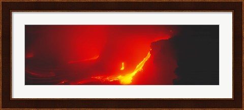 Framed Kilauea Volcano Hawaii HI USA Print
