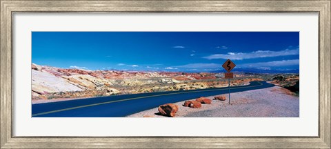 Framed Road Valley of Fire State Park Overton NV Print