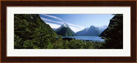 Framed Milford Sound, Fiordland National Park, New Zealand Print