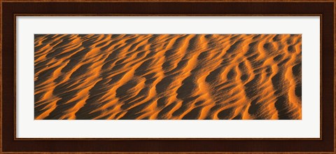 Framed Wind blown Sand TX USA Print