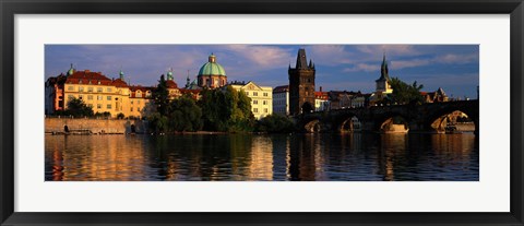 Framed Charles Bridge, Prague Czech Republic Print