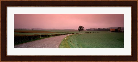 Framed Switzerland, country road Print