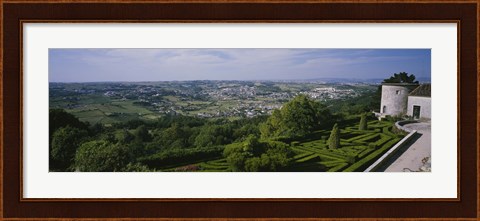 Framed High angle view of a town, Pousada, Sintra, Lisbon, Portugal Print
