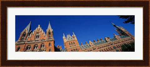Framed St Pancras Railway Station London England Print