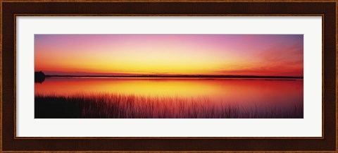 Framed Sunrise Lake Michigan Door County WI Print