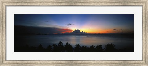 Framed Sunset &amp; Cloud Thailand Print