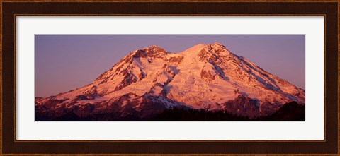 Framed Mount Rainier, Washington Print