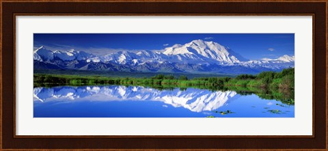 Framed Alaska Range, Denali National Park, Alaska, USA Print