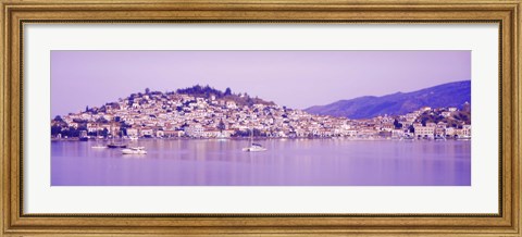 Framed Poros, Greece Print