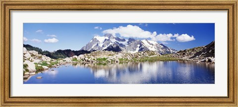 Framed Mt Baker Snoqualmie National Forest WA Print