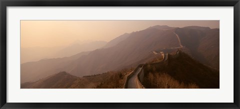 Framed Great Wall Of China, Mutianyu, China Print