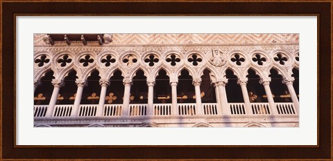 Framed Loggia, Doges Palace, Venice, Italy Print