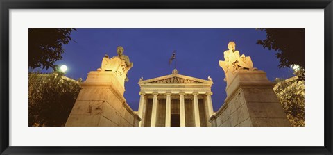 Framed Statues at Art Academy, Athens, Greece Print