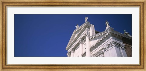 Framed Architectual detail on a building, Venice, Italy Print