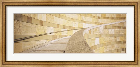 Framed Low Angle View Of A Staircase, Staatsgalerie, Stuttgart, Germany Print
