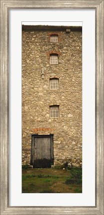 Framed Door of a mill, Kells Priory, County Kilkenny, Republic Of Ireland Print