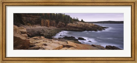 Framed Monument Cove, Mount Desert Island, Acadia National Park, Maine Print