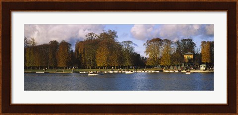 Framed Boats in a lake, Chateau de Versailles, Versailles, Yvelines, France Print
