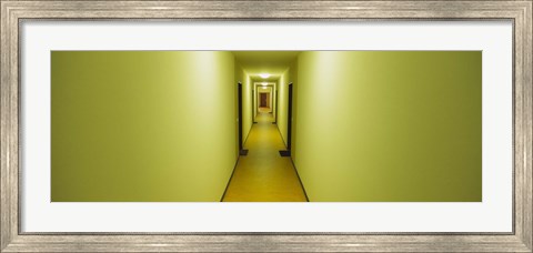 Framed Empty corridor of a building, Baden-Wurttemberg, Germany Print