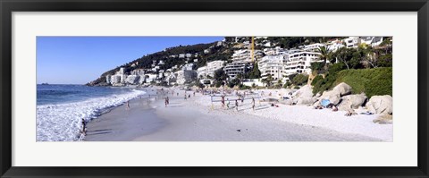 Framed Clifton Beach, Cape Town, Western Cape Province, South Africa Print