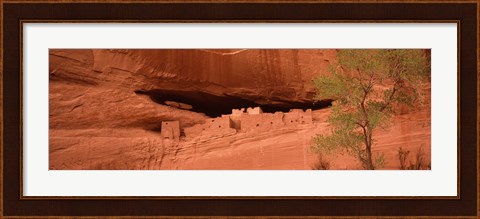 Framed Ruins of house, White House Ruins, Canyon De Chelly, Arizona, USA Print
