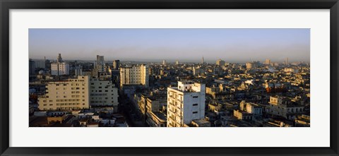 Framed Slyline View of Old Havana, Havana, Cuba Print